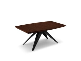 Раскладной стол Windsor & Co Sky, 180 см, темно-коричневый/черный цена и информация | Кухонные и обеденные столы | hansapost.ee
