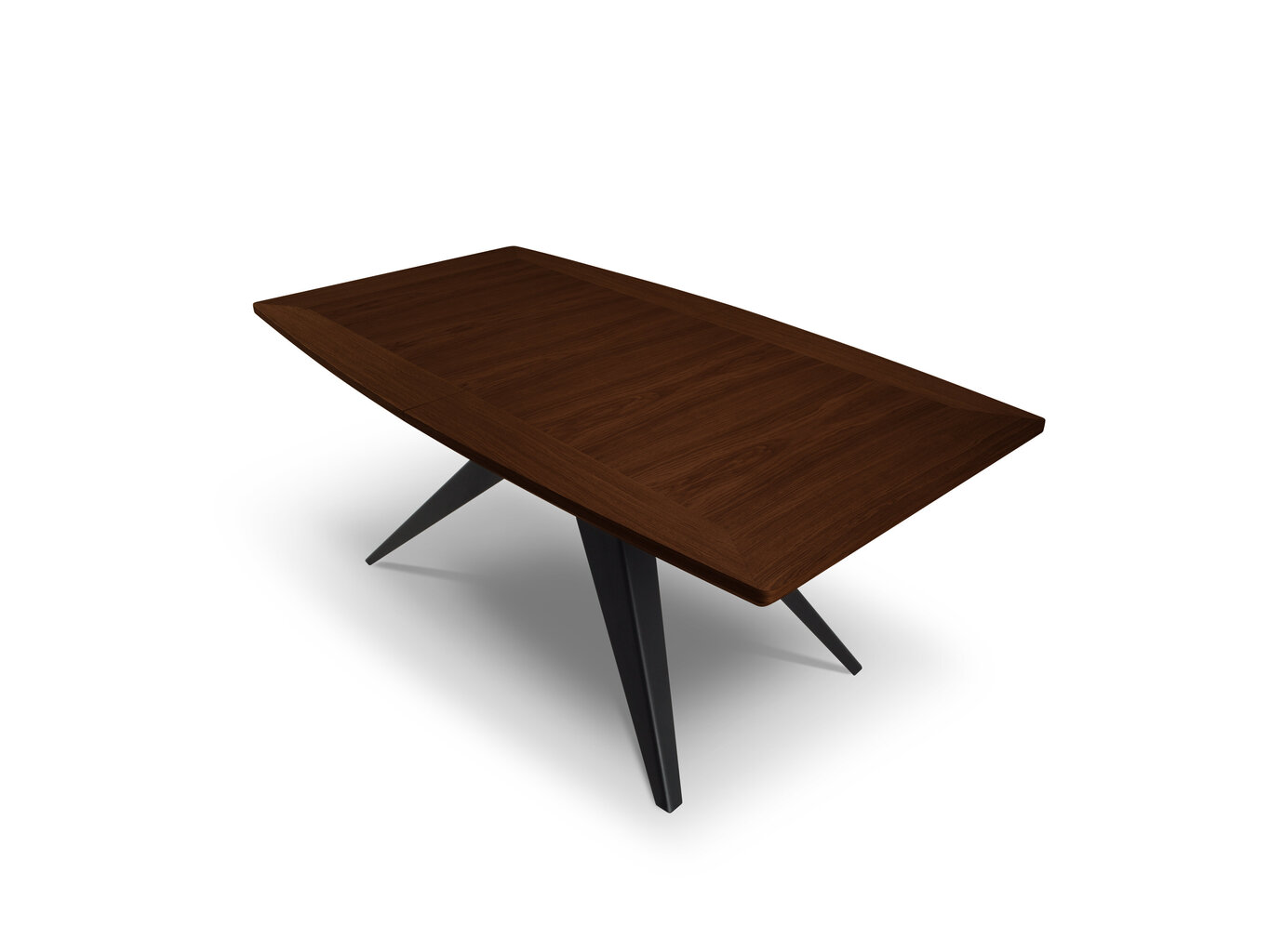 Pikendatav laud Windsor & Co Sky, 180 cm, tumepruun/must цена и информация | Köögilauad, söögilauad | hansapost.ee