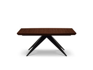Pikendatav laud Windsor & Co Sky, 180 cm, tumepruun/must hind ja info | Köögilauad, söögilauad | hansapost.ee