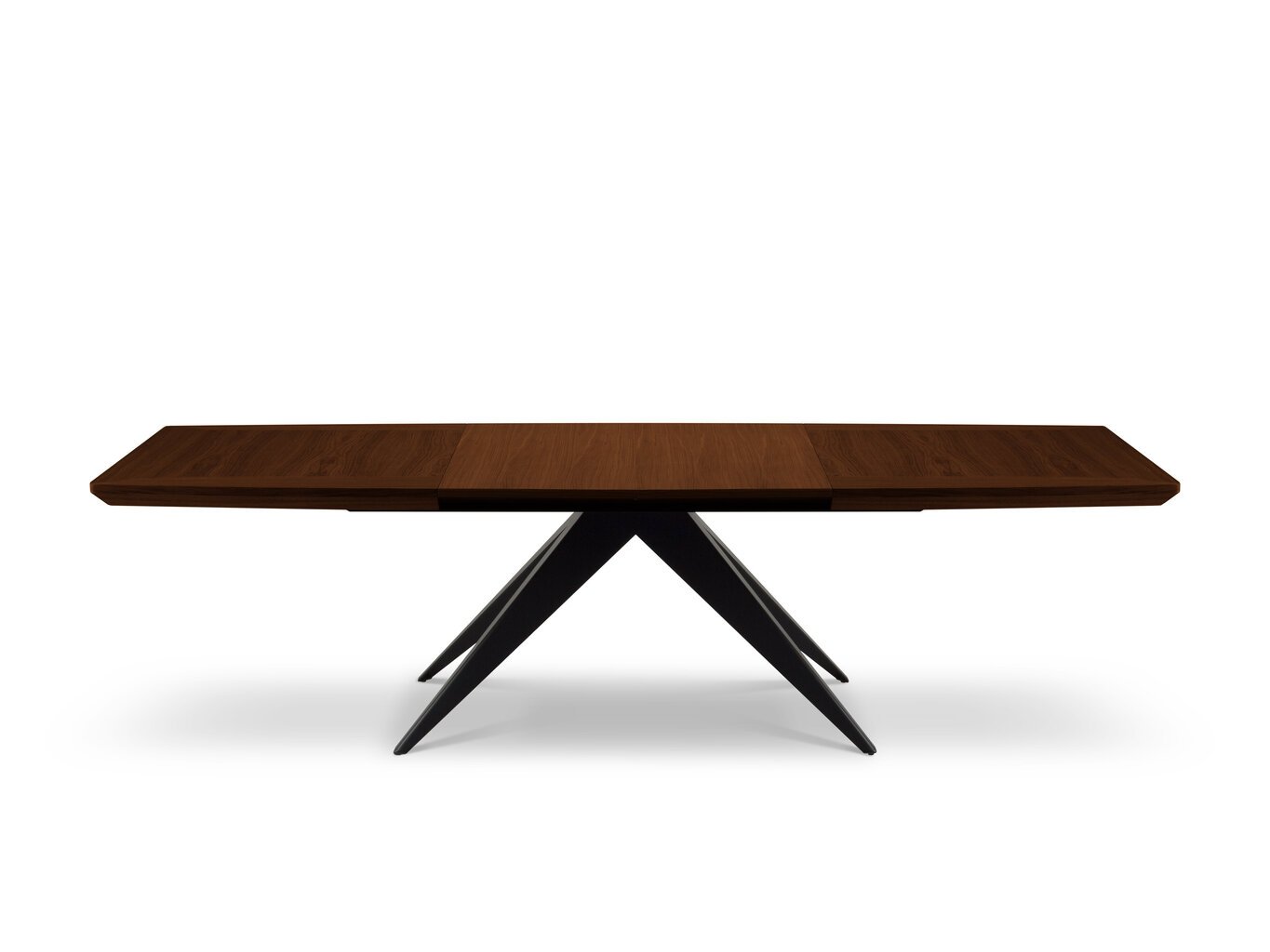 Pikendatav laud Windsor & Co Sky, 200 cm, tumepruun/must hind ja info | Köögilauad, söögilauad | hansapost.ee