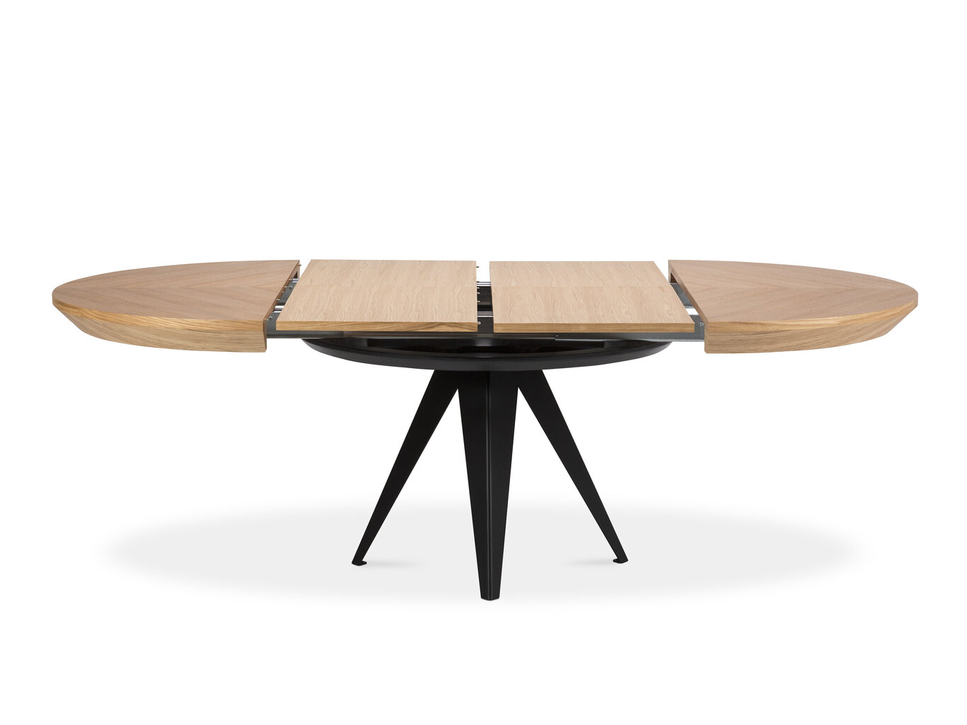 Pikendatav laud Windsor & Co Magnus 120 cm, pruun/must цена и информация | Köögilauad, söögilauad | hansapost.ee