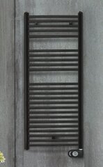 Elektriline vannitoa radiaator Zehnder Aura PBEBZ- 120-50 / MQ, 120 x 50 cm, must hind ja info | Zehnder Vannitoasisustus | hansapost.ee