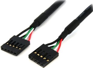 StarTech 24in Internal 5 pin USB IDC Motherboard Header Cable F/F цена и информация | Кабели и провода | hansapost.ee