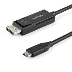 StarTech.com, USB C to DisplayPort, 2 m hind ja info | Juhtmed ja kaablid | hansapost.ee