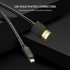Ugreen (HD127) HDMI, 4K 3D 1m hind ja info | Juhtmed ja kaablid | hansapost.ee