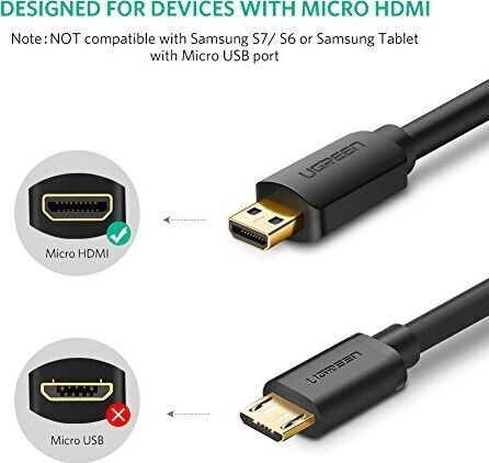 Ugreen (HD127) HDMI, 4K 3D 1m цена и информация | Juhtmed ja kaablid | hansapost.ee