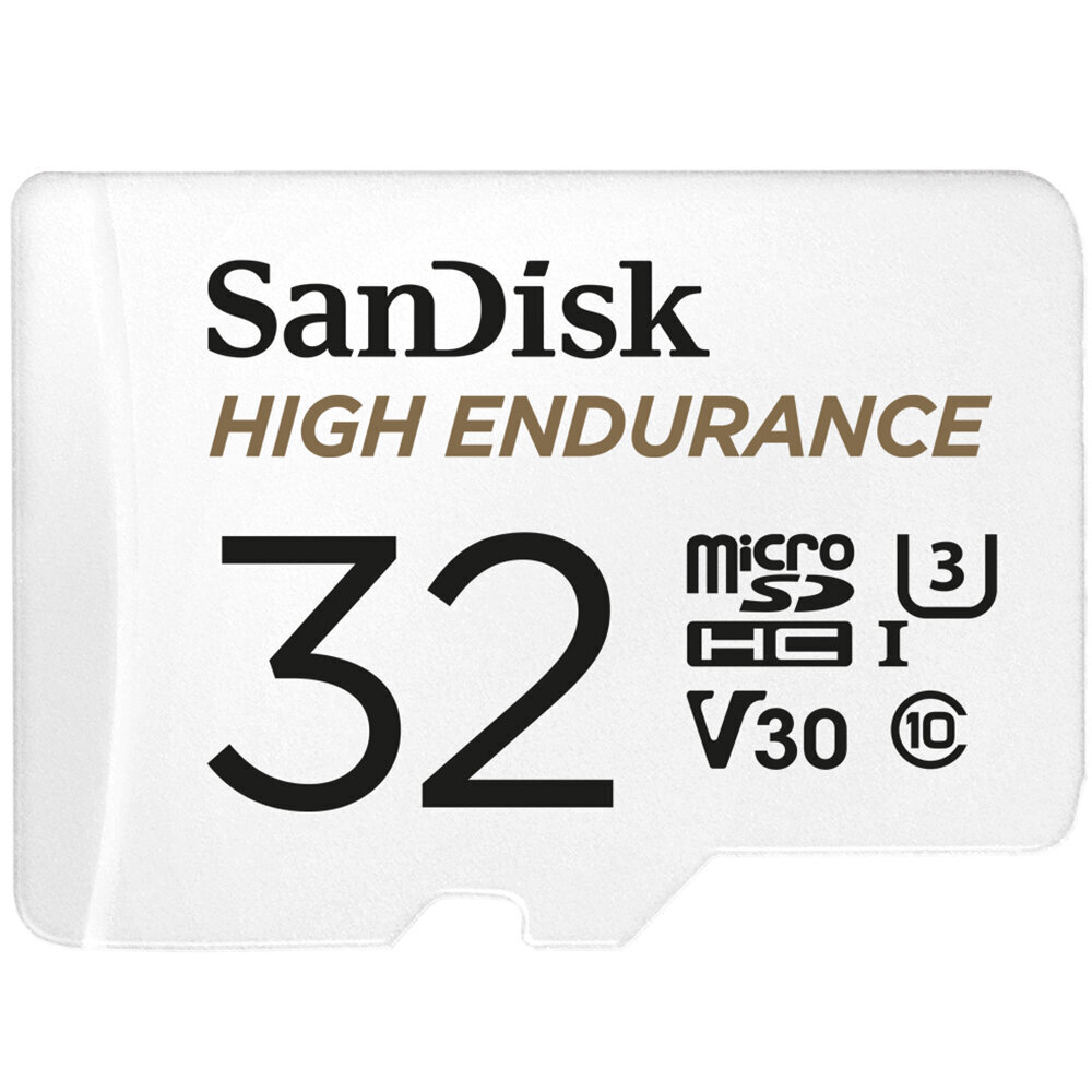 Mälupulk SANDISK 32GB High Endurance microSDHC hind ja info | Fotoaparaatide mälukaardid | hansapost.ee
