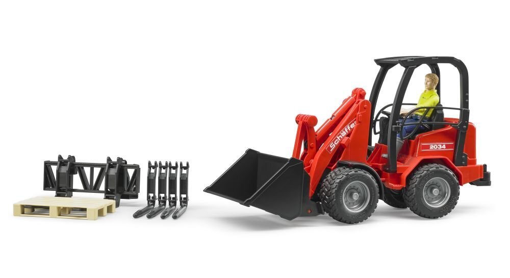 Bruder Schäffer Compact loader 2034 figuuriga hind ja info | Mänguasjad poistele | hansapost.ee