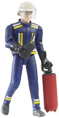 BRUDER Фигурка пожарного с аксессуарами, 60100 цена и информация | Игрушки для мальчиков | hansapost.ee