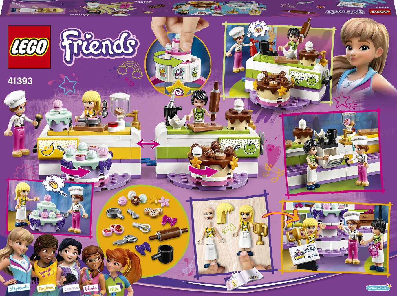 41393 LEGO® Friends Küpsetamisvõistlus цена и информация | Klotsid ja konstruktorid | hansapost.ee