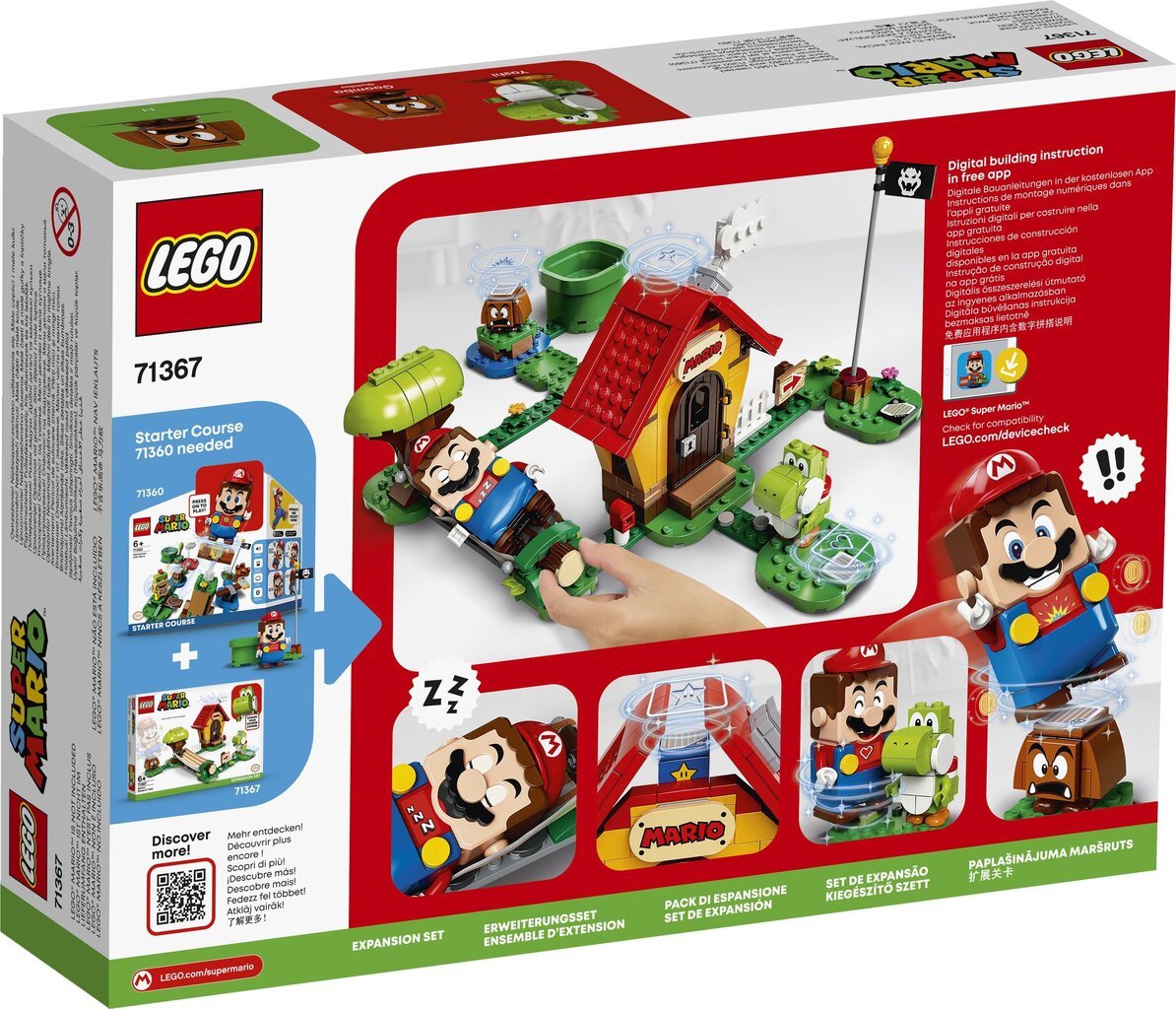 71367 LEGO® Super Mario Täiendus Mario ja Yoshi kodule hind ja info | Klotsid ja konstruktorid | hansapost.ee