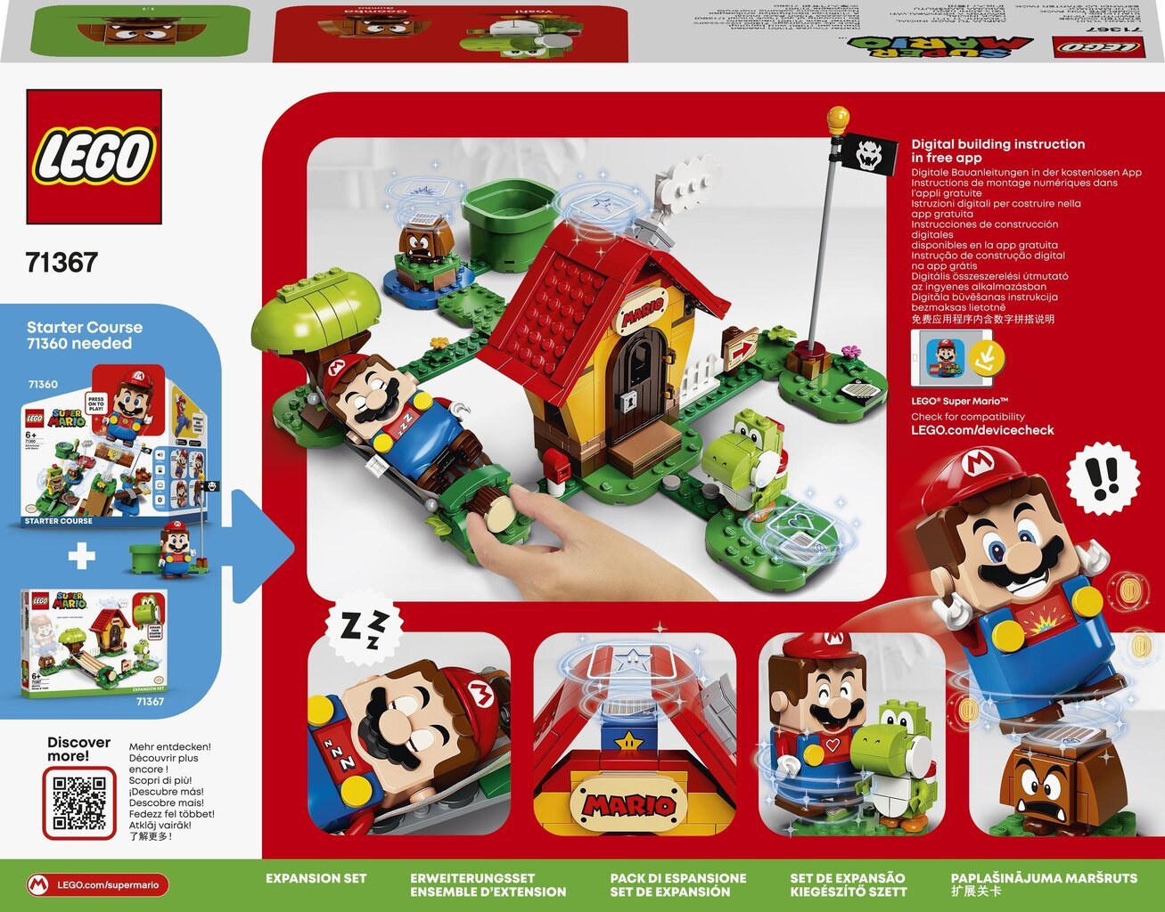 71367 LEGO® Super Mario Täiendus Mario ja Yoshi kodule hind ja info | Klotsid ja konstruktorid | hansapost.ee