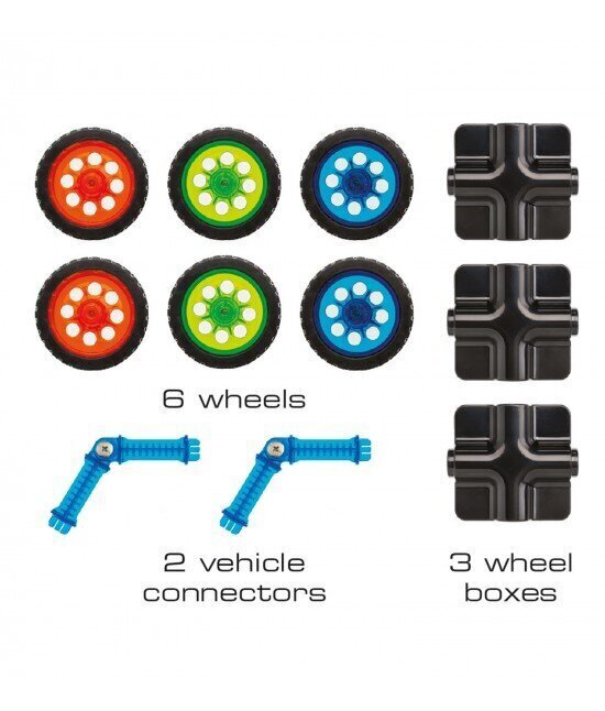 Magnetiline konstruktor GeoSmart Wheels Set 11 tk price and information | Klotsid ja konstruktorid | hansapost.ee