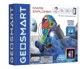 Магнитный конструктор GeoSmart Mars Explorer 51 шт цена и информация | Конструкторы и кубики | hansapost.ee