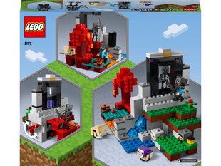 21172 LEGO® Minecraft Laastatud portaal hind ja info | Klotsid ja konstruktorid | hansapost.ee