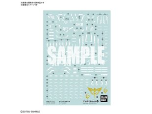 Bandai - Gundam Decal No.126 (RG) Sazabi, 61990 hind ja info | Klotsid ja konstruktorid | hansapost.ee