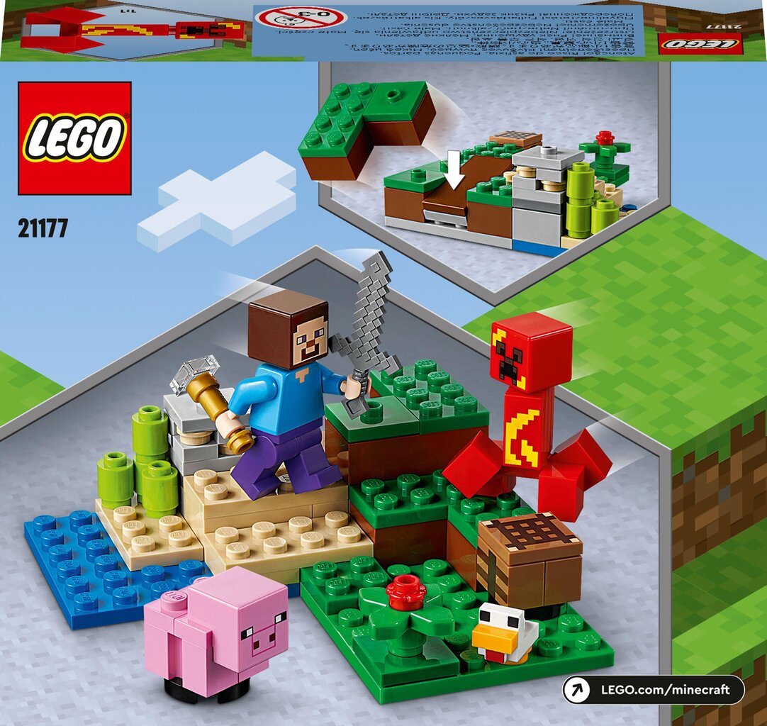 21177 LEGO® Minecraft Creeper varitsus цена и информация | Klotsid ja konstruktorid | hansapost.ee