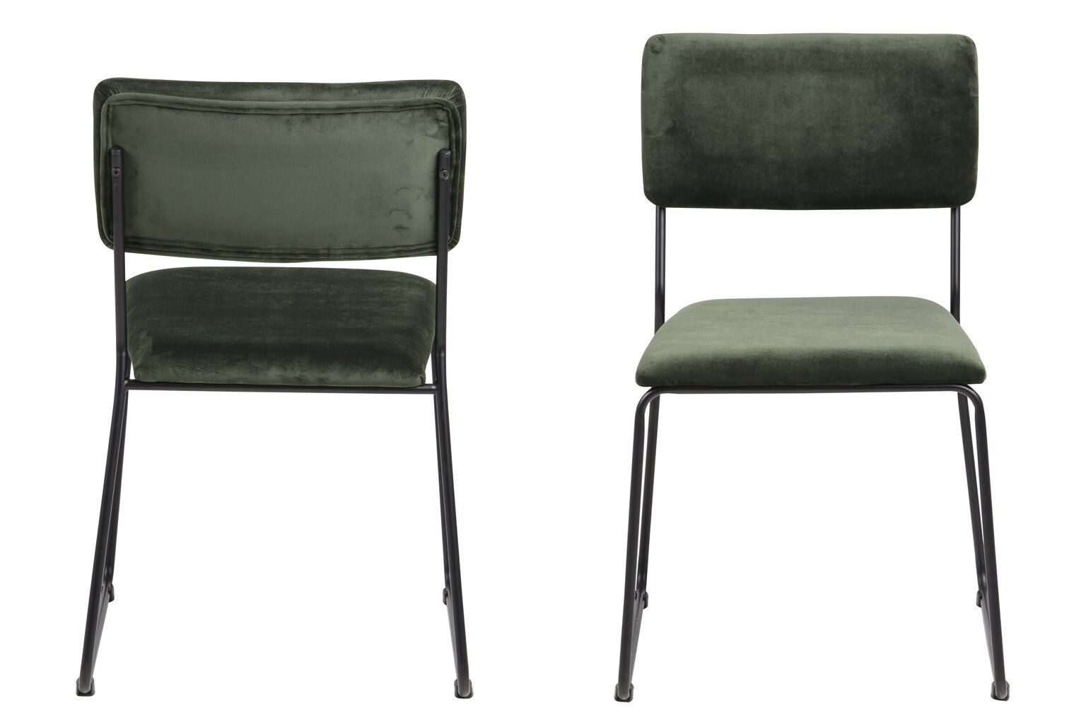 2 tooli komplekt Cornelia, roheline цена и информация | Kontoritoolid | hansapost.ee