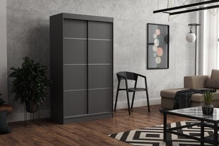 Шкаф NORE Rob 160, темно-серый цена и информация | Шкафы | hansapost.ee