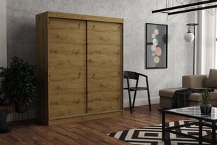 Шкаф NORE Emily 180, коричневый цена и информация | Шкафы | hansapost.ee