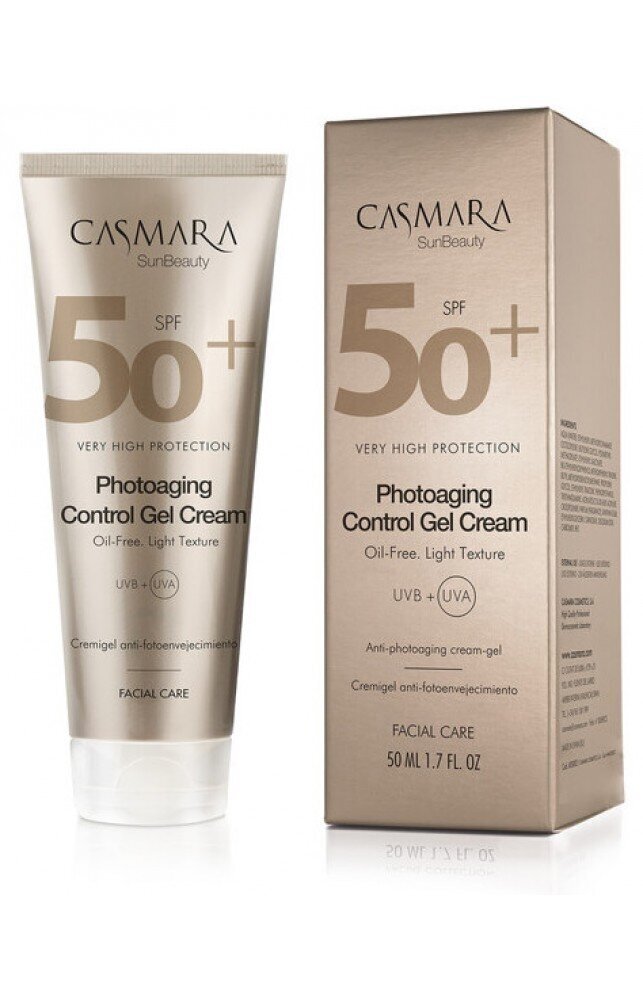Näogeel Casmara Photoaging control Gel Cream SPF50, 50 ml цена и информация | Päikesekaitse ja päevitusjärgsed kreemid | hansapost.ee