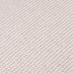 Narma kahepoolne plasticWeave™ plastikvaip Diby, kreem, 70 x 150 cm hind ja info | Vaibad | hansapost.ee