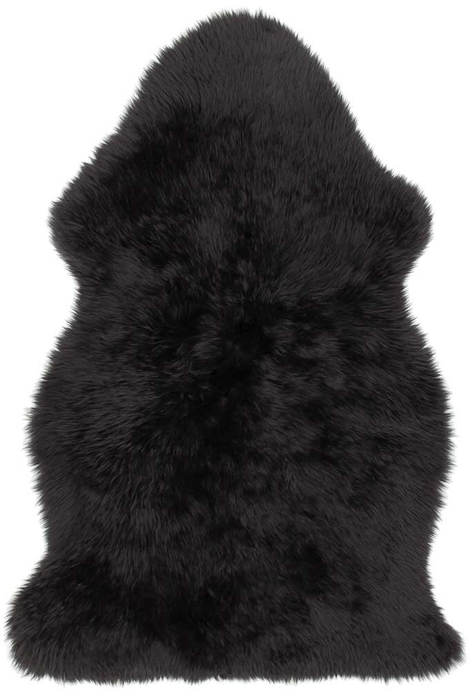 Narma naturaalsetest lambanahkadest vaip Merino M, must, 6x, 130 x 180 cm hind ja info | Vaibad | hansapost.ee
