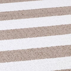 Narma kahepoolne plasticWeave™ plastikvaip Birkas, beež/valge, 70 x 250 cm price and information | Carpets | hansapost.ee