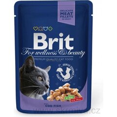 Brit Premium Cod Fish влажный корм для кошек 100г цена и информация | Brit Premium Товары для животных | hansapost.ee