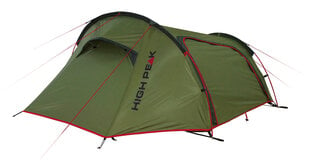 Палатка Sparrow 2, зеленый/красный, ТМ High Peak цена и информация | Палатки | hansapost.ee