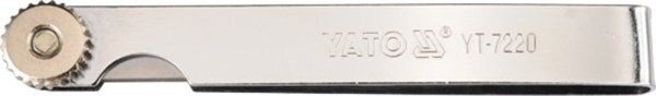 Lehtkaliiber 100x10mm, 0,02-1.00mm (17tk.) YATO цена и информация | Käsitööriistad | hansapost.ee