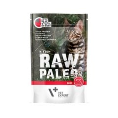 Raw Paleo консервы для кошек с говядиной и лососевым маслом, беззерновые 100 г цена и информация | VetExpert Товары для животных | hansapost.ee