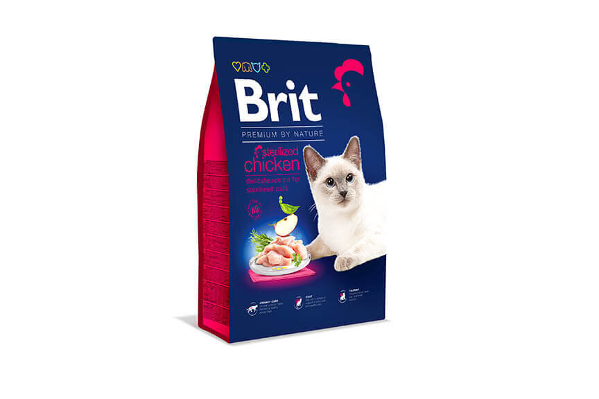 Brit Premium Cat Sterilized Chicken kassitoit 1,5kg цена и информация | Kassi kuivtoit ja kassikrõbinad | hansapost.ee