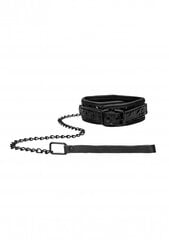 Ouch! kaelarihm koos jalutusrihmaga Luxury Collar with Leash hind ja info | BDSM ja fetiš | hansapost.ee