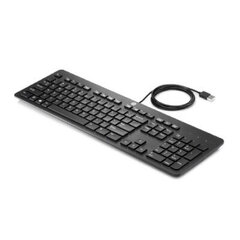 HP USB Keyboard  (2013 black design) - RUS цена и информация | Клавиатуры | hansapost.ee