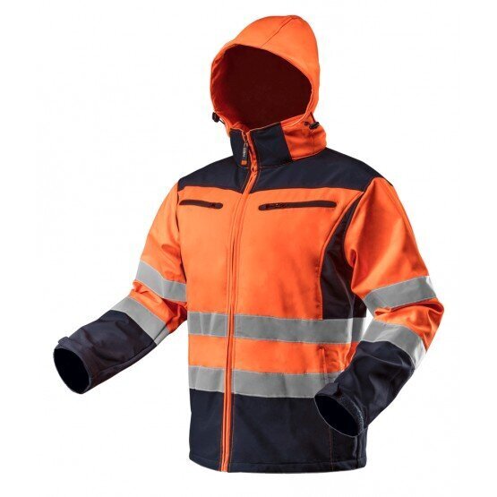 Tööjope SOFTSHELL kõrgnähtavusega, oranž XXXL/60 hind ja info | Tööriided | hansapost.ee