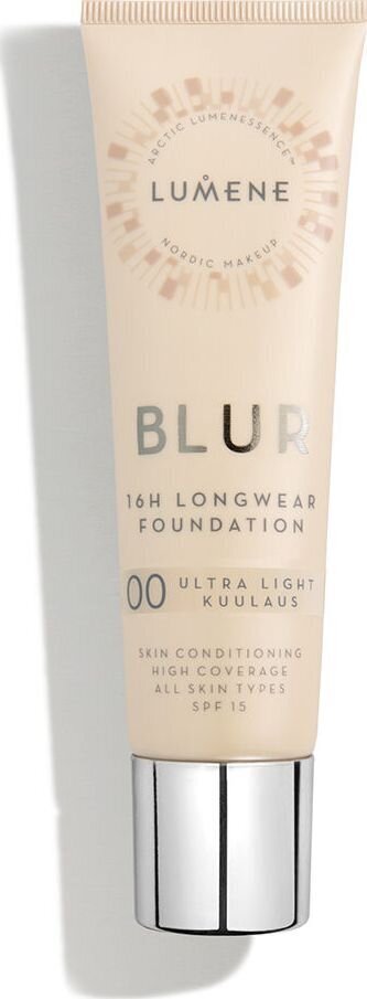 LUMENE Longwear jumestuskreem SPF15 00 Ultra Light 30ml цена и информация | Jumestuskreemid ja puudrid | hansapost.ee