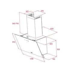 Teka DVN64030WH цена и информация | Вытяжки на кухню | hansapost.ee