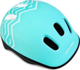 Детский велосипедный шлем Spokey Strapy 2, 49-56 см, голубой цена и информация | Шлемы | hansapost.ee