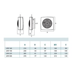 Köögiventilaator Cata 020709 цена и информация | Вентиляторы для ванной | hansapost.ee