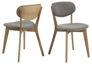 Комплект из 2-х стульев Minsk, светло-серый цена и информация | Стулья для кухни и столовой | hansapost.ee