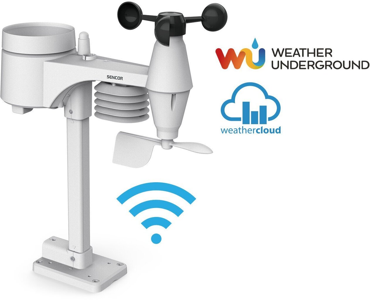 Ilmajaam Sencor SWS9898 WiFi-ga цена и информация |  Termomeetrid ja niiskuse mõõtjad | hansapost.ee