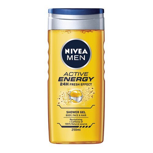 Nivea Men Active Energy dušigeel meestele 500 ml цена и информация | Dušigeelid, õlid | hansapost.ee