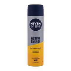Nivea Men Active Energy antiperspirant meestele 150 ml hind ja info | Deodorandid | hansapost.ee