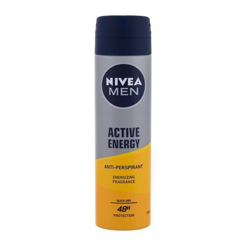 Nivea Men Active Energy antiperspirant meestele 150 ml цена и информация | Deodorandid | hansapost.ee