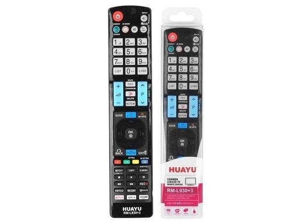 HQ LXHL930 LG TV remote control LCD RM-L930 / SMART / Netflix / Black цена и информация | Nutitelerite lisatarvikud | hansapost.ee
