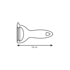 Овощечистка Tescoma Presto, 16 см цена и информация | Столовые и кухонные приборы | hansapost.ee