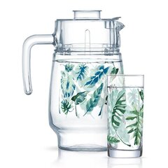 Luminark komplekt külmadele jookidele Tropical Foliage, 7-osaline hind ja info | Klaasid, kruusid ja kannud | hansapost.ee