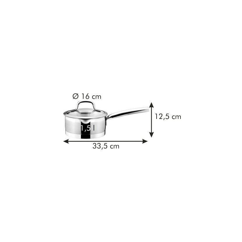 Tescoma President kastrul koos äravoolukaanega, 16 cm, 1.5 l цена и информация | Potid | hansapost.ee