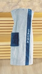 Gözze naiste saunaseelik Sauna, sinine, 80 x 136 cm hind ja info | Sauna aksessuaarid | hansapost.ee